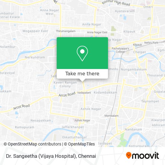 Dr. Sangeetha (Vijaya Hospital) map