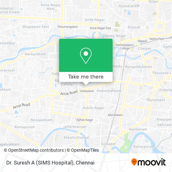 Dr. Suresh A (SIMS Hospital) map