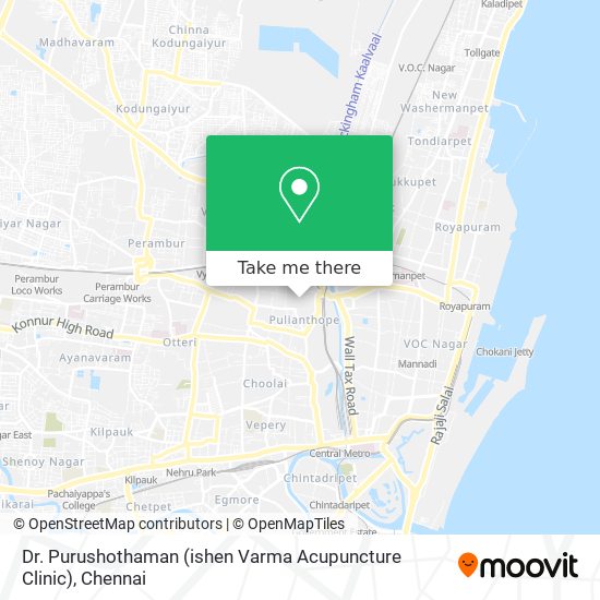 Dr. Purushothaman (ishen Varma Acupuncture Clinic) map