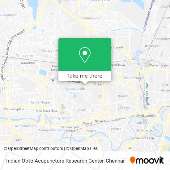 Indian Opto Acupuncture Research Center map