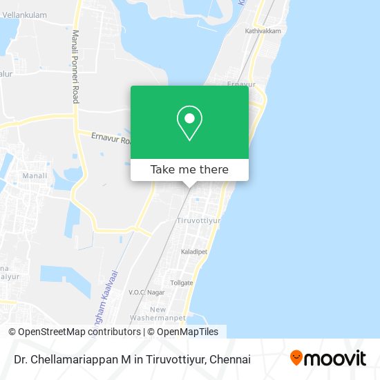 Dr. Chellamariappan M in Tiruvottiyur map