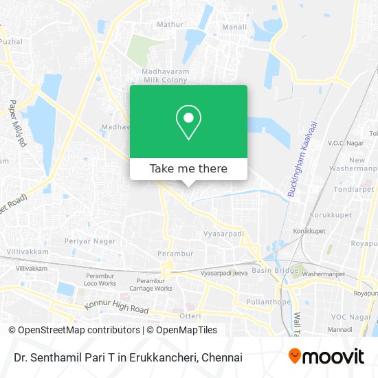 Dr. Senthamil Pari T in Erukkancheri map