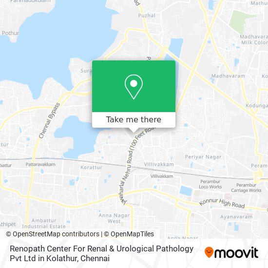 Renopath Center For Renal & Urological Pathology Pvt Ltd in Kolathur map