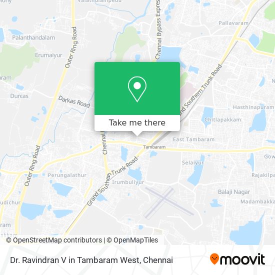 Dr. Ravindran V in Tambaram West map