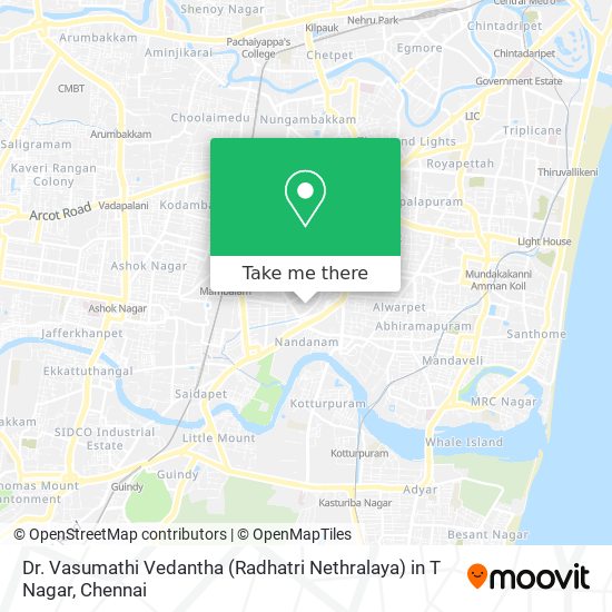 Dr. Vasumathi Vedantha (Radhatri Nethralaya) in T Nagar map