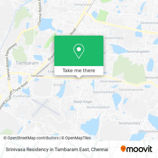 Srinivasa Residency in Tambaram East map