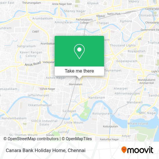 Canara Bank Holiday Home List