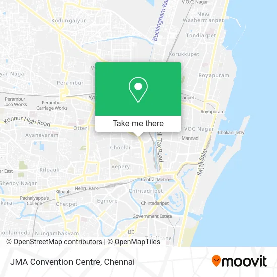 JMA Convention Centre map