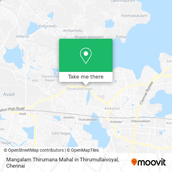 Mangalam Thirumana Mahal in Thirumullaivoyal map