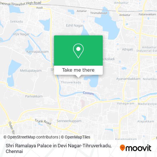 Shri Ramalaya Palace in Devi Nagar-Tihruverkadu map