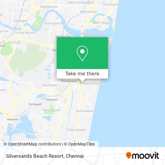 Silversands Beach Resort map