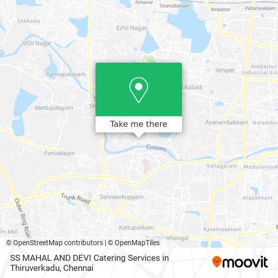 SS MAHAL AND DEVI Catering Services in Thiruverkadu map