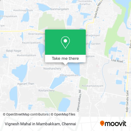 Vignesh Mahal in Mambakkam map