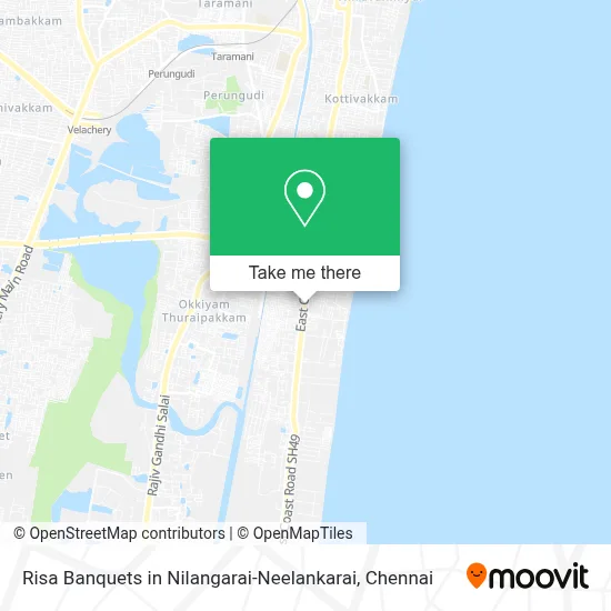 Risa Banquets in Nilangarai-Neelankarai map