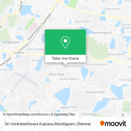 Sri Venkateshwara Kalyana Mandapam map