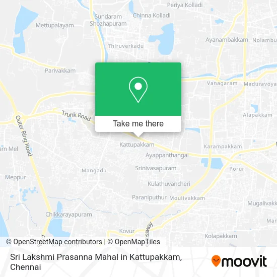 Sri Lakshmi Prasanna Mahal in Kattupakkam map