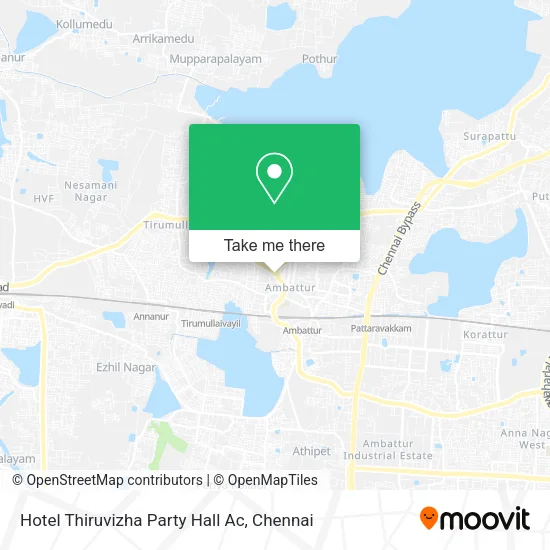 Hotel Thiruvizha Party Hall Ac map