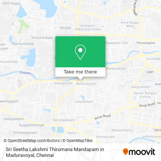 Sri Seetha Lakshmi Thirumana Mandapam in Maduravoyal map