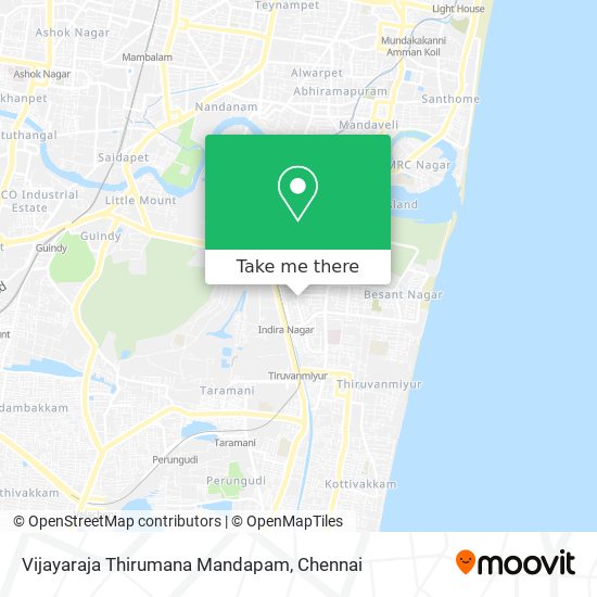 Vijayaraja Thirumana Mandapam map