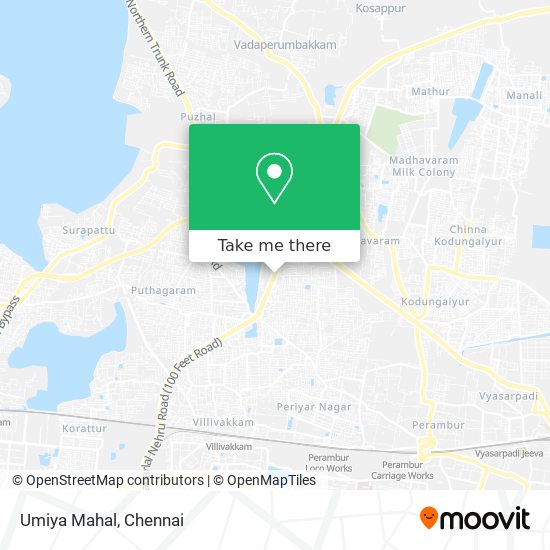 Umiya Mahal map