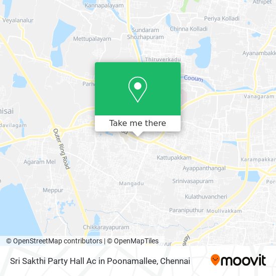 Sri Sakthi Party Hall Ac in Poonamallee map