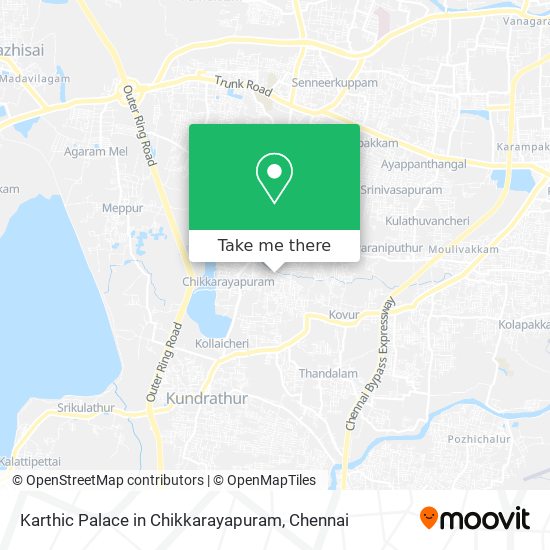 Karthic Palace in Chikkarayapuram map