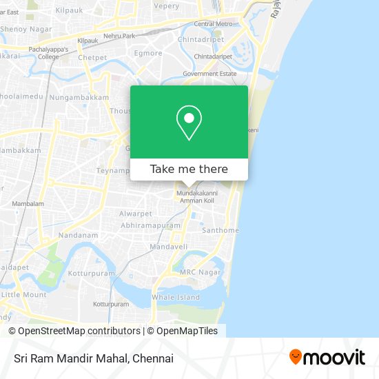 Sri Ram Mandir Mahal map