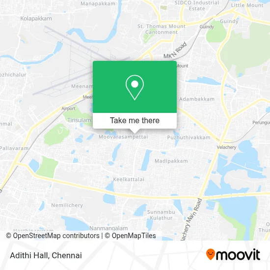 Adithi Hall map