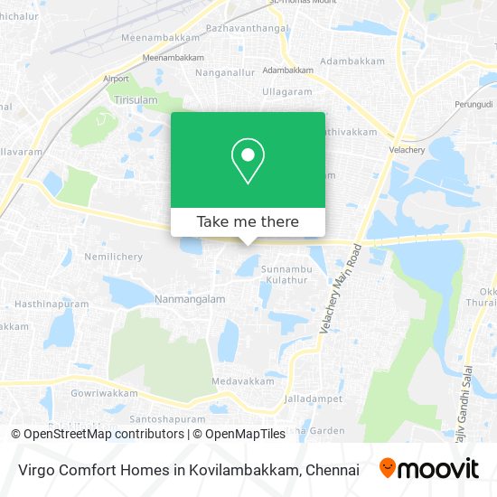 Virgo Comfort Homes in Kovilambakkam map