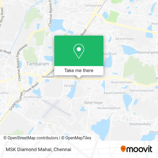 MSK Diamond Mahal map