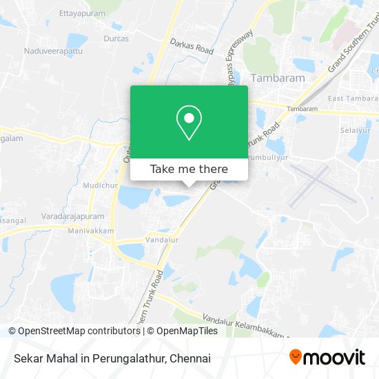Sekar Mahal in Perungalathur map