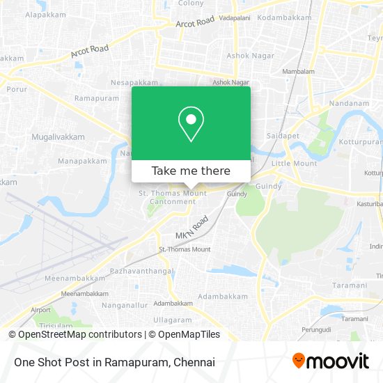 One Shot Post in Ramapuram map