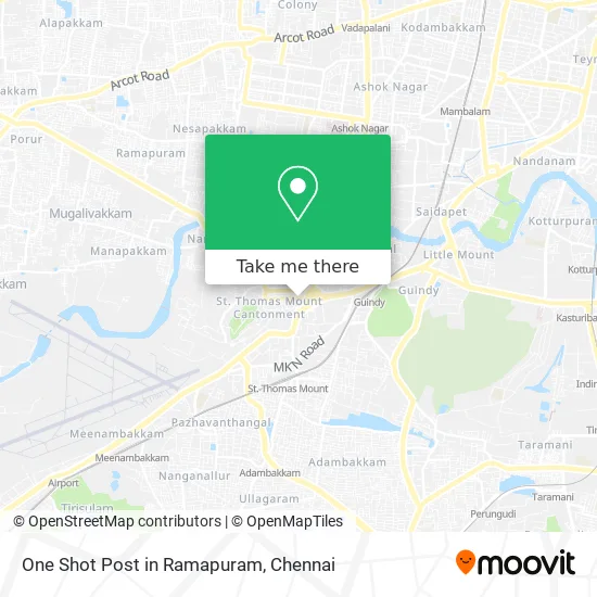 One Shot Post in Ramapuram map