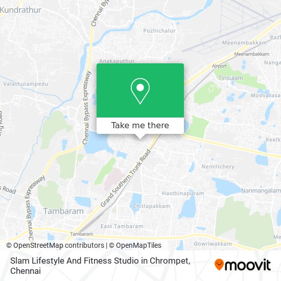 Slam Lifestyle And Fitness Studio in Chrompet map