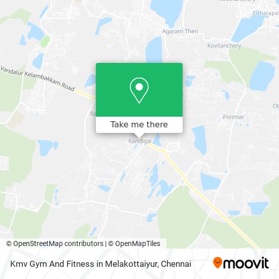 Kmv Gym And Fitness in Melakottaiyur map