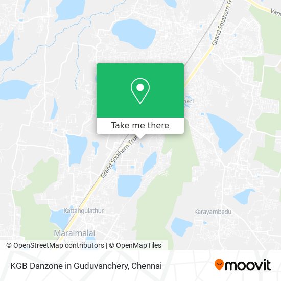 KGB Danzone in Guduvanchery map