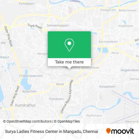 Surya Ladies Fitness Center in Mangadu map