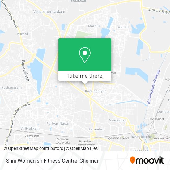 Shrii Womanish Fitness Centre map