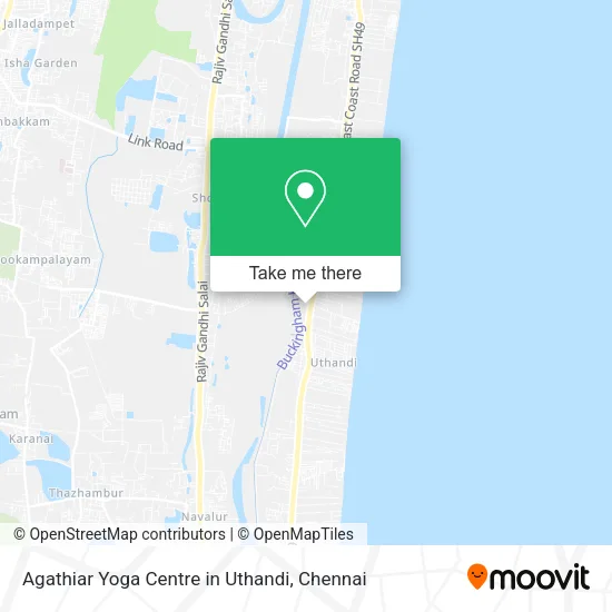 Agathiar Yoga Centre in Uthandi map