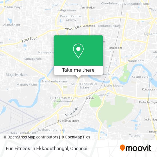 Fun Fitness in Ekkaduthangal map