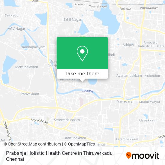 Prabanja Holistic Health Centre in Thiruverkadu map