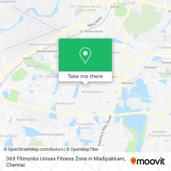 369 Fitmonks Unisex Fitness Zone in Madipakkam map