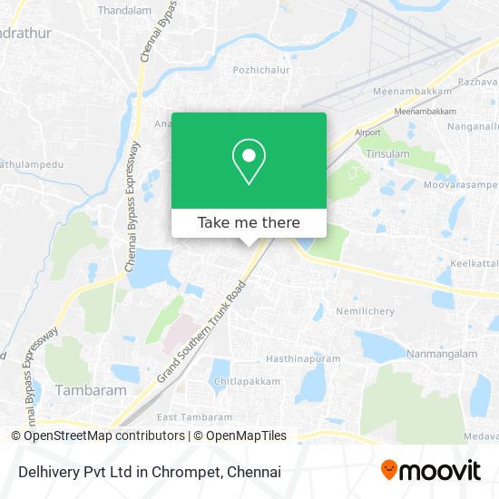 Delhivery Pvt Ltd in Chrompet map