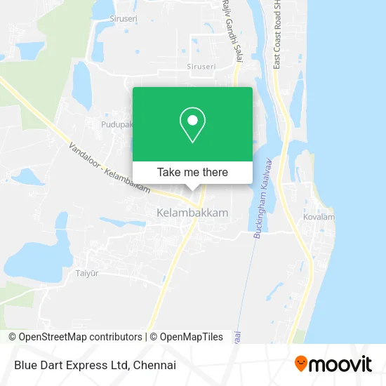 Blue Dart Express Ltd map