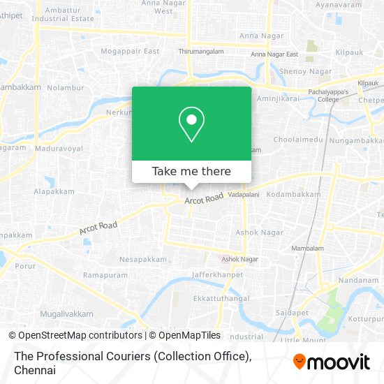 The Professional Couriers (Collection Office) map