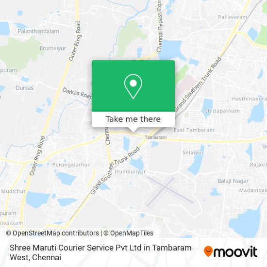 Shree Maruti Courier Service Pvt Ltd in Tambaram West map