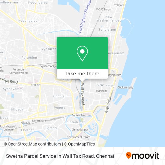 Swetha Parcel Service in Wall Tax Road map