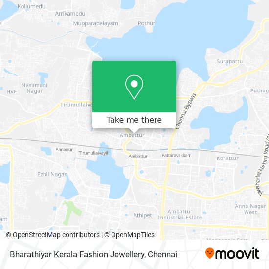 Bharathiyar Kerala Fashion Jewellery map