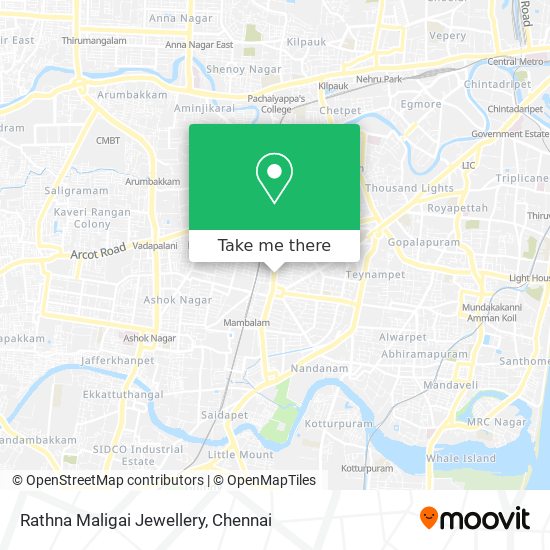 Rathna Maligai Jewellery map