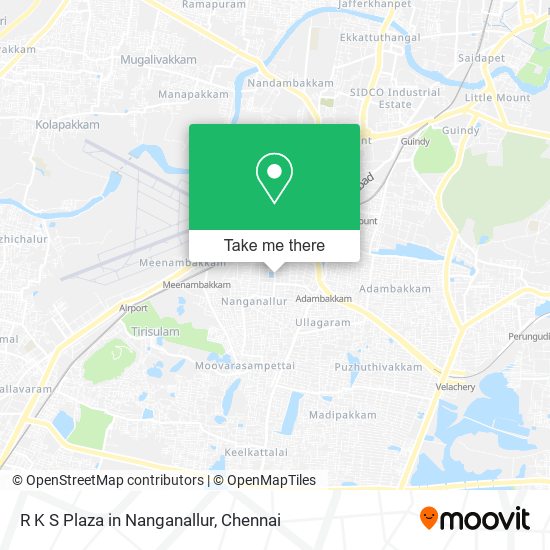 R K S Plaza in Nanganallur map